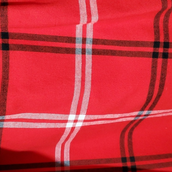 Wondershop Women's Notch Collar Plaid Flannel 2pc Pajama Set - Picture 12 of 15